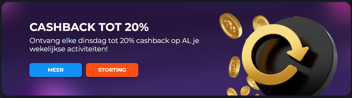 Cusco Casino wekelijkse cashback beloningen